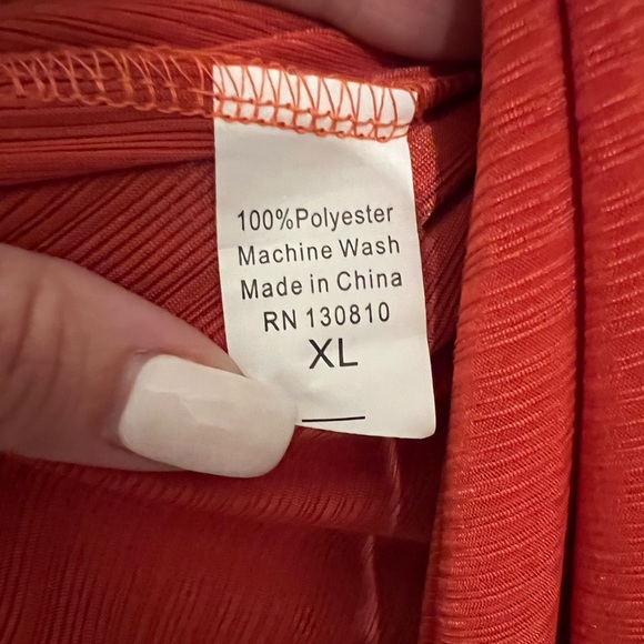 Womens Orange Skirt - Picture 4 of 4